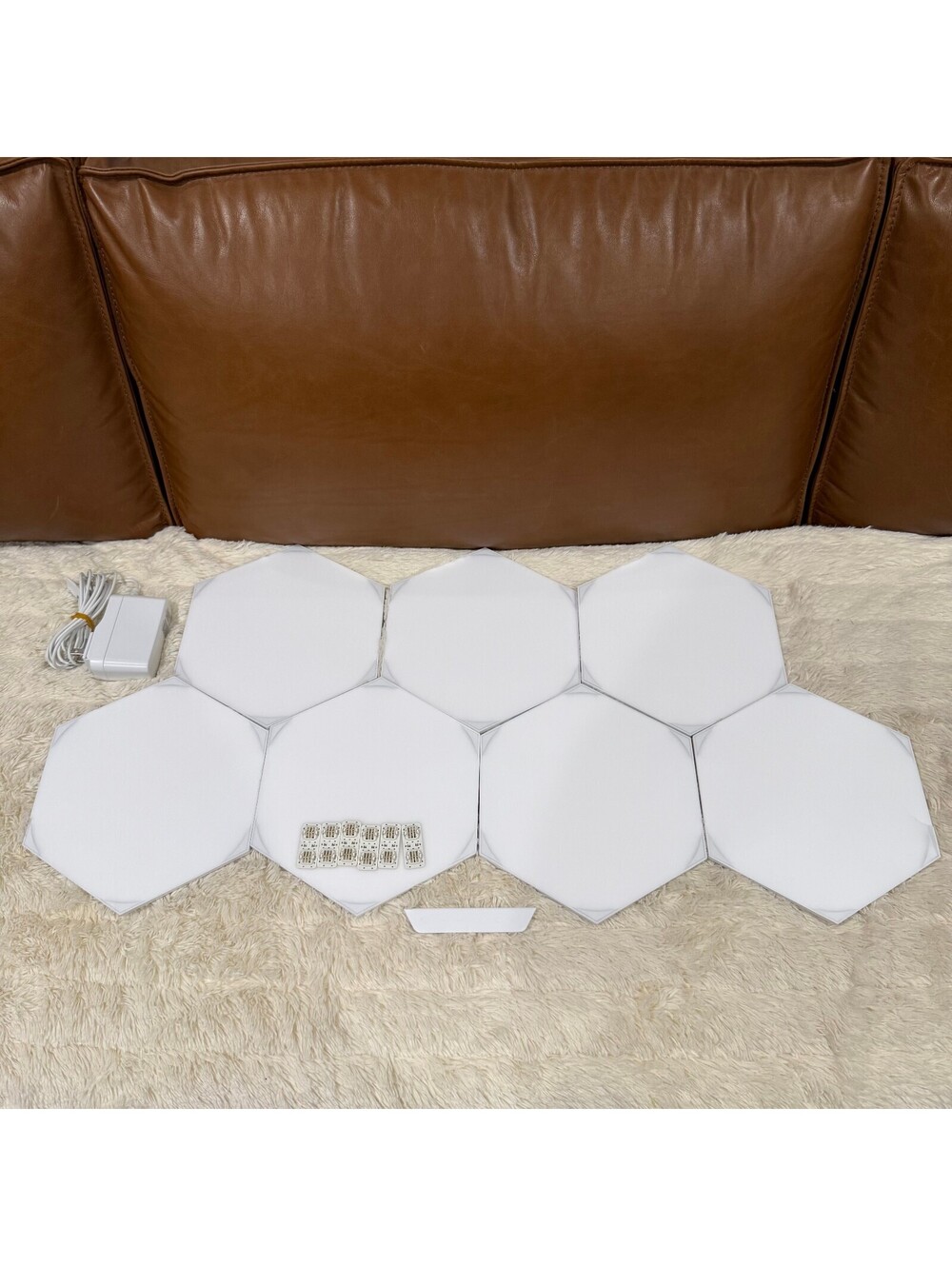 Nanoleaf Shapes Hexagons Smarter Kit 7 Panels NL42 Controller Power Supply